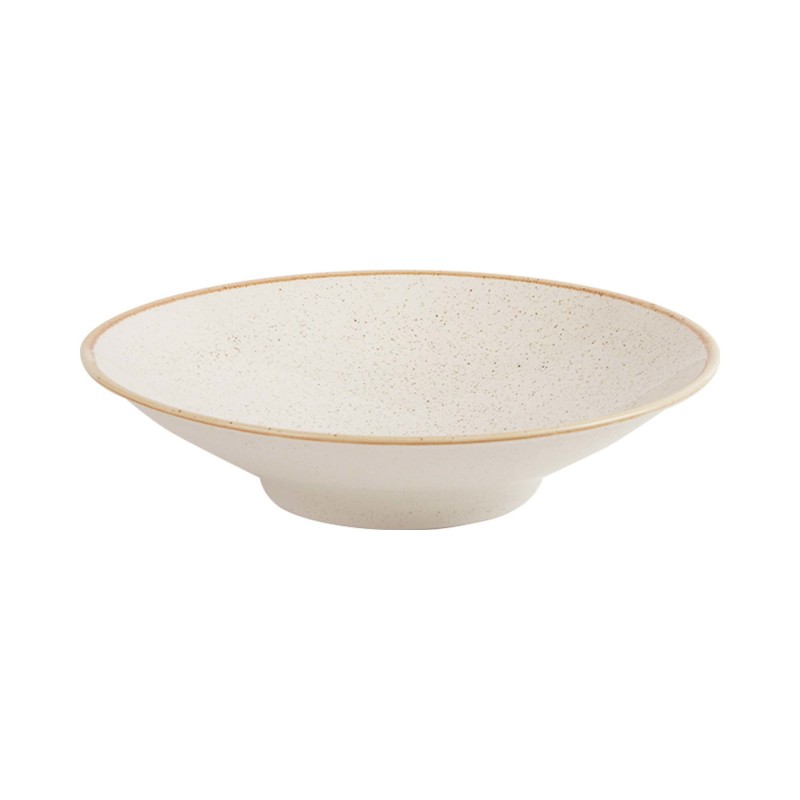 Assiette sablée sur pied, 260x(H)62mm - Finedine