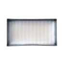 Plat rectangulaire en soie, 272x150mm - Finedine