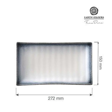 Plat rectangulaire en soie, 272x150mm - Finedine