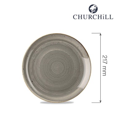 Assiette plate Stonecast Grey, 217 mm - Finedine