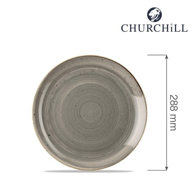 Assiette plate Stonecast Grey, 288 mm - Finedine