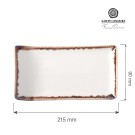 Assiette de service vanille, 215x90mm - Finedine