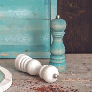 Moulin à poivre vintage, bleu, 190 mm - Finedine
