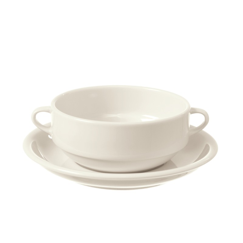 Sous-tasse à crème, 170 mm, Lot de 6 - Finedine