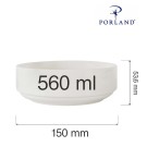 Bol empilable Dove, 150 mm, Lot de 6 - Finedine
