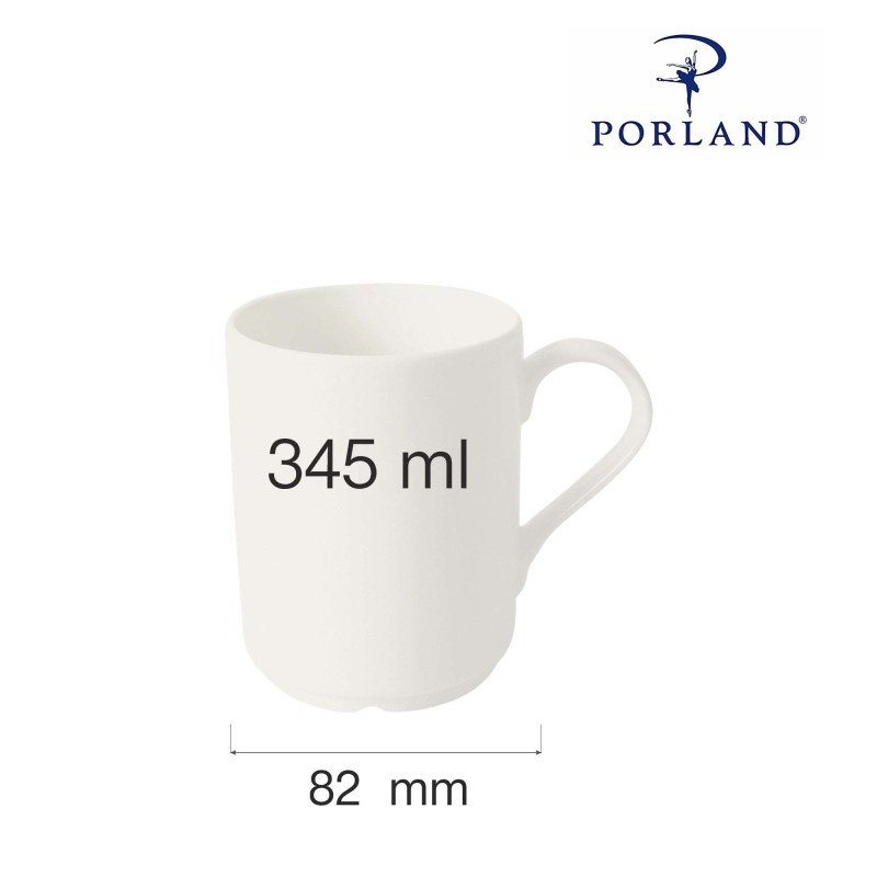 Mug empilable Dove, 345 ml, Lot de 6 - Finedine