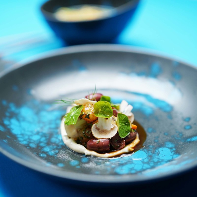 Assiette de service Flora, 215x120mm - Finedine