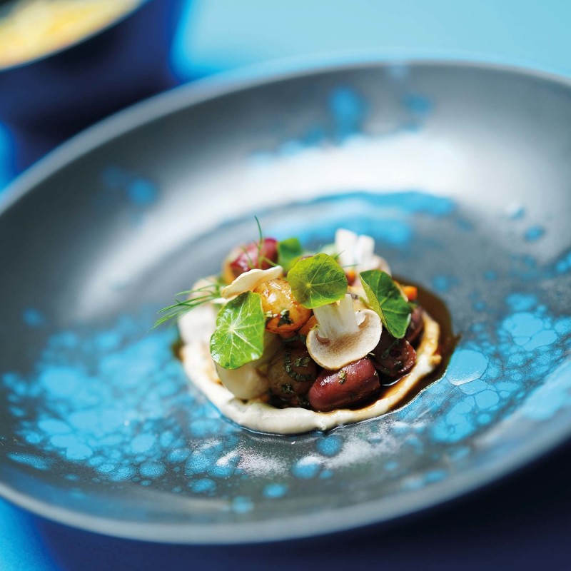 Assiette de service Flora, 215x120mm - Finedine