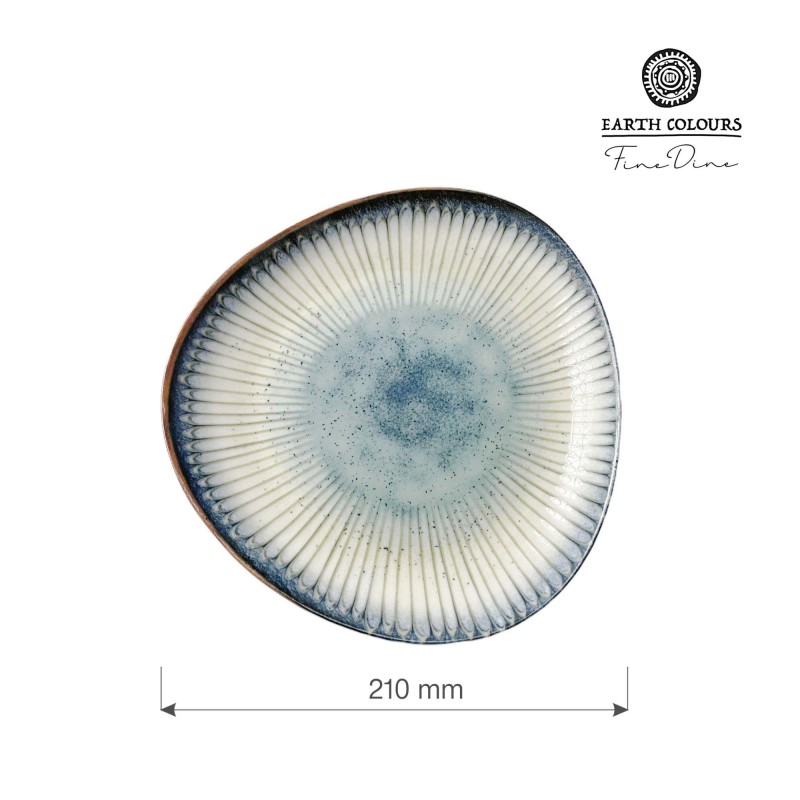 Assiette triangulaire Galaxy, 210 mm - Finedine