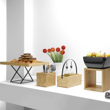 Base noire Madeira pour distributeur - Finedine