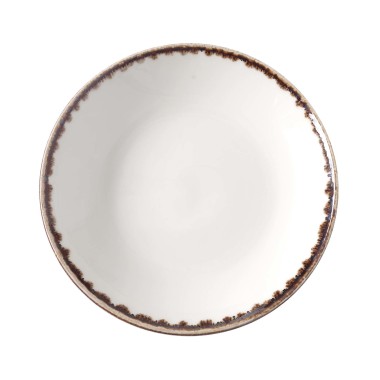 Assiette profonde en vanille, 230 mm - Finedine