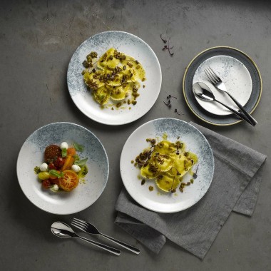 Assiette ronde blanche Evolve 324 mm - Finedine