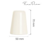 Salière Crema, 50x(H)70mm, Lot de 6 - Finedine