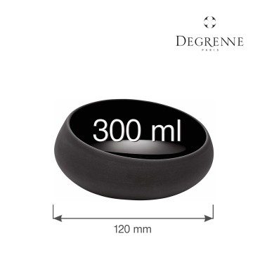 Bol à bord incliné Bahia Onyx 30 cl - Finedine