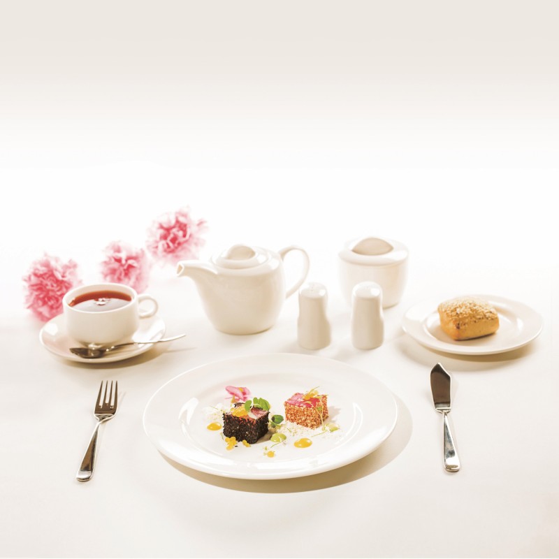 Assiette creuse ivoire, 235x(H)48mm - Finedine