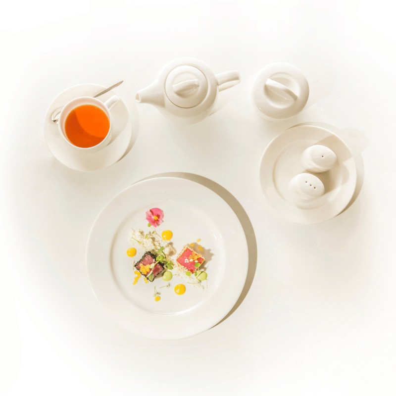 Assiette creuse ivoire, 235x(H)48mm - Finedine
