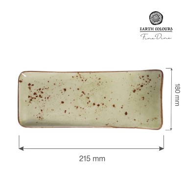Plateau de service olive, 215x180mm - Finedine