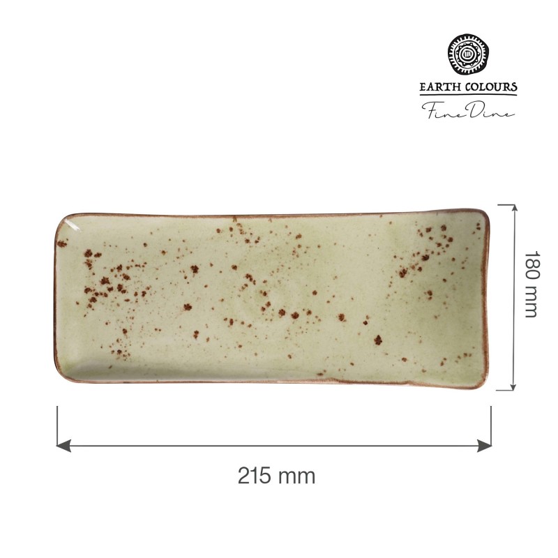Plateau de service olive, 215x180mm - Finedine