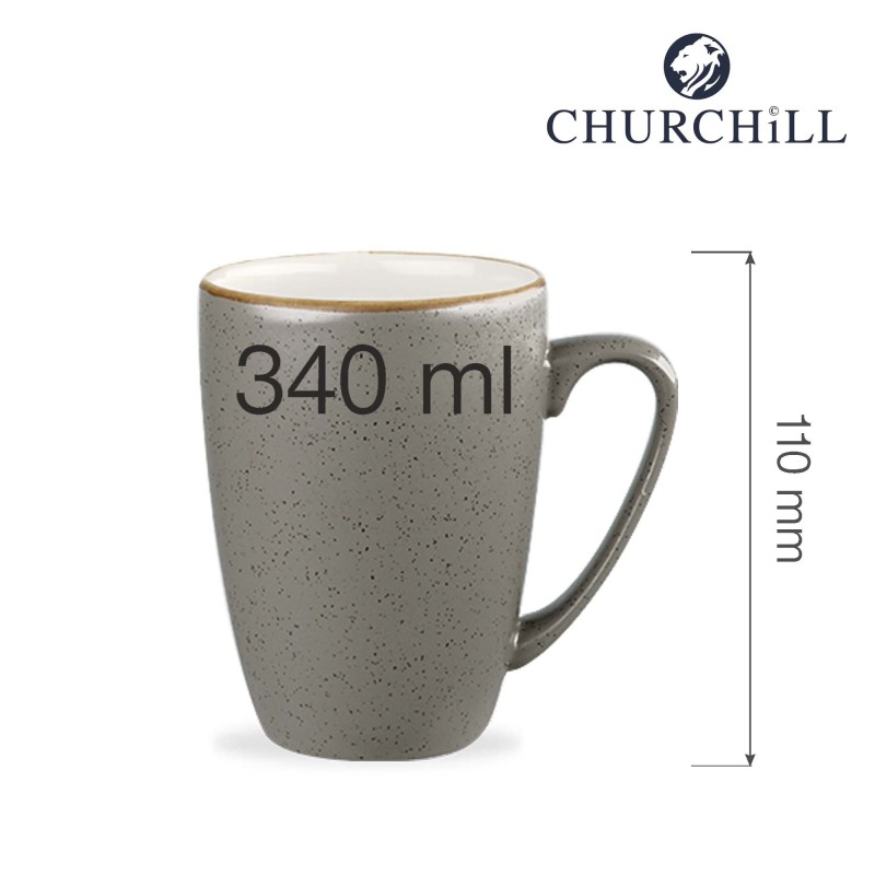 Tasse Profil Grise Stonecast, 340ml - Finedine