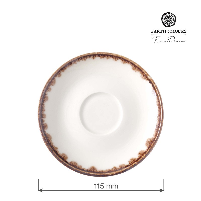 Sous-tasse espresso vanille, 115 mm - Finedine