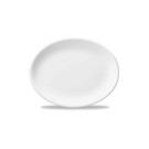 Assiette ovale blanche 11" / 280 mm - Finedine