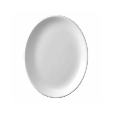 Assiette ovale blanche 12" / 305 mm - Finedine