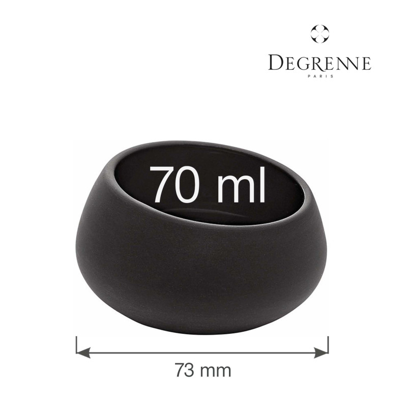 Bol à bord incliné Bahia Onyx 7 cl - Finedine