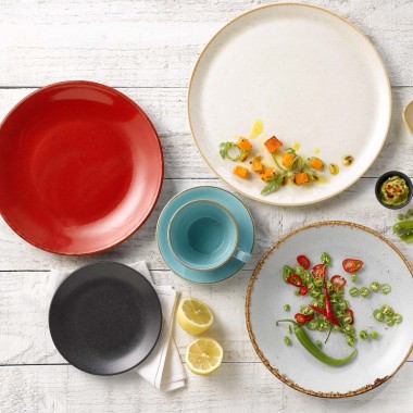 Plat ovale mini en charbon, 110 mm - Finedine