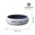 Bol Goro Blanc Bleu 165 mm, 650 ml - Finedine