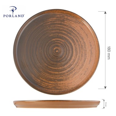 Assiette haute Lykke Brown, 180 mm - Finedine