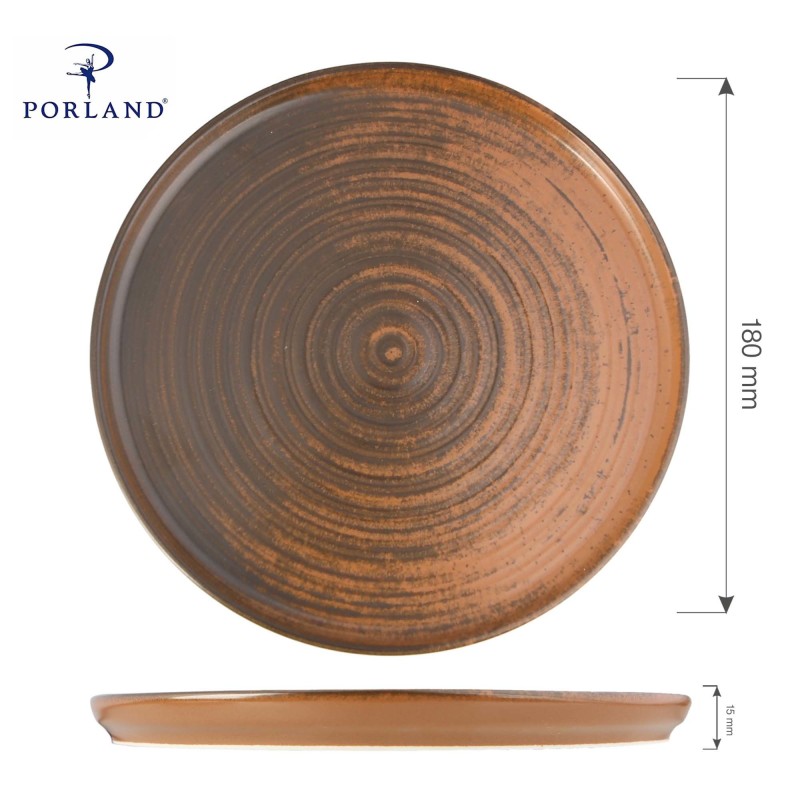 Assiette haute Lykke Brown, 180 mm - Finedine