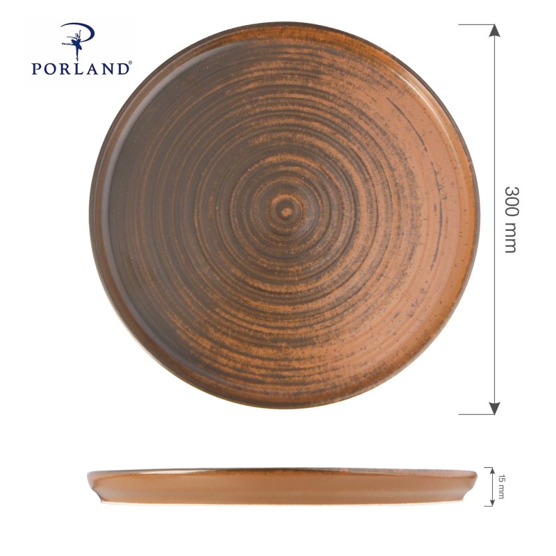Assiette haute Lykke Brown, 180 mm - Finedine