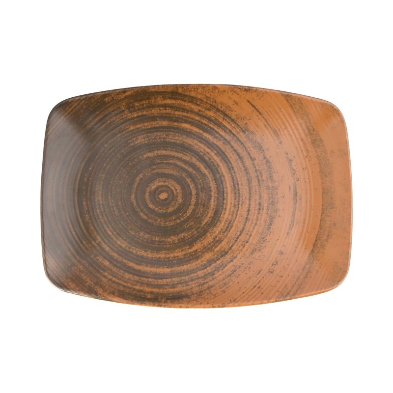 Assiette ovale brune Lykke, 270 mm - Finedine