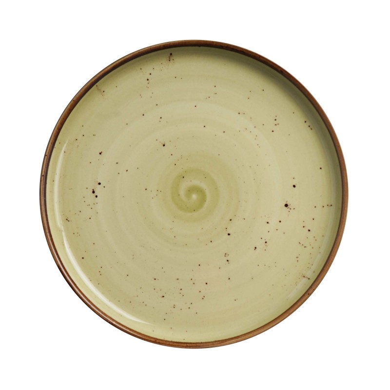Assiette à bord haut Olive, 210 mm - Finedine