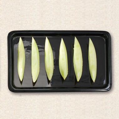 Conteneur en porcelaine GN1/1 noir - Finedine
