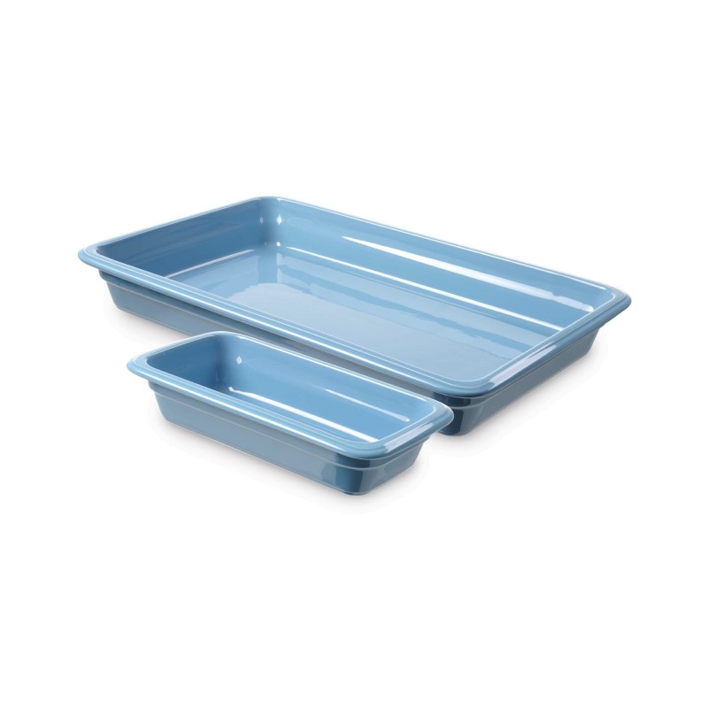 Conteneur en porcelaine GN1/3 bleu - Finedine