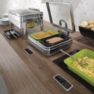 Récipient en porcelaine GN1/3 vert - Finedine