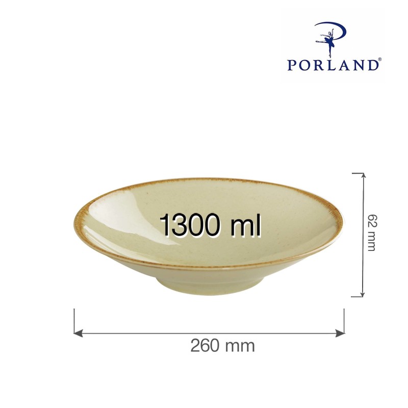 Assiette sur pied Sun, 260x(H)62mm - Finedine