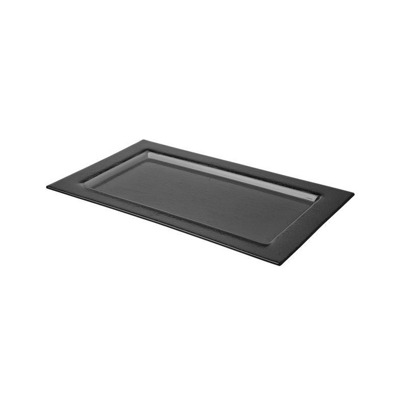 Plateau en verre noir Vetro GN 1/1 - Finedine
