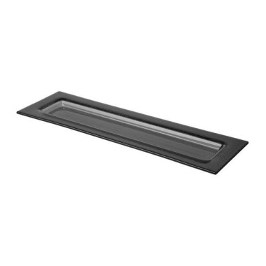 Plateau en verre noir Vetro GN 2/4 - Finedine
