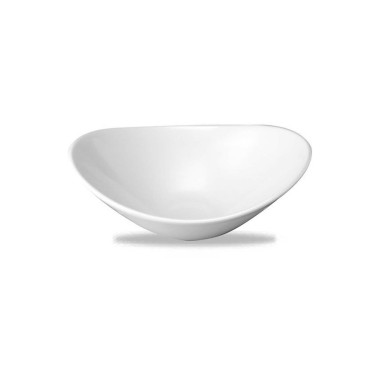 Bol ovale blanc 180x140 mm, 300 ml - Finedine