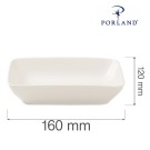 Plateau Dove, 160x120mm, Lot de 6 - Finedine