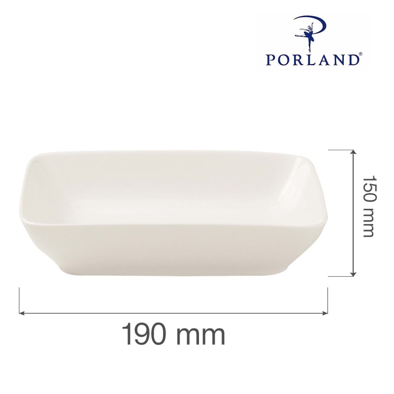 Plateau Dove, 190x150mm, Lot de 6 - Finedine