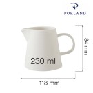 Crémier à ligne, 230 ml, Lot de 6 - Finedine
