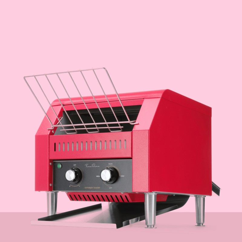Toasteur à bande Rouge, 418x368mm - Finedine