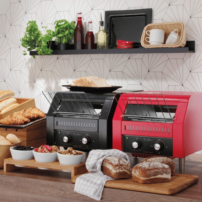 Toasteur à bande Rouge, 418x368mm - Finedine
