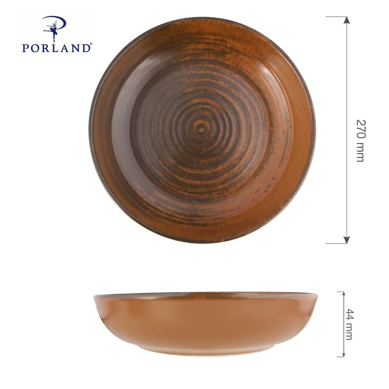 Lykke Brown plat de coupe, 270 mm - Finedine