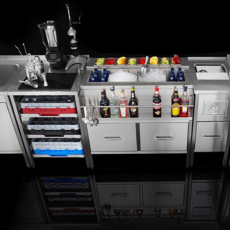 Module en verre à vitesse oxygène - Finedine