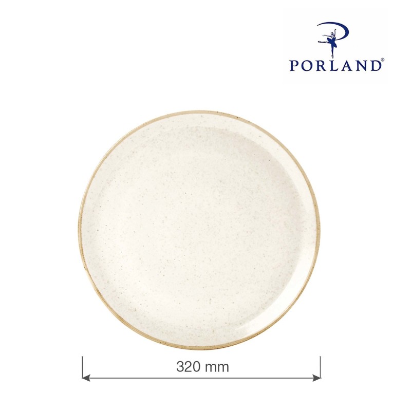 Assiette à pizza en sable, 320 mm - Finedine