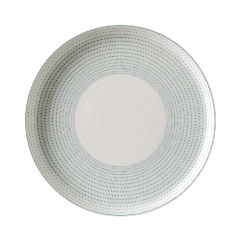 Assiette à bord haut verte 210 mm - Finedine